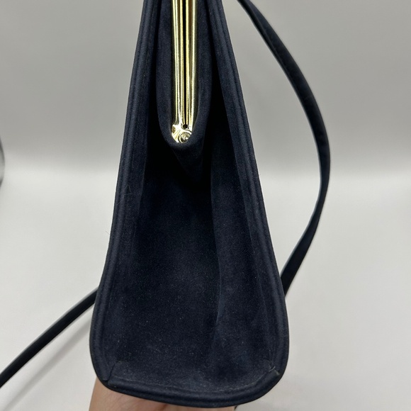 Cabrelli⎪Navy Blue Suede Crossbody Bag - Picture 6 of 9